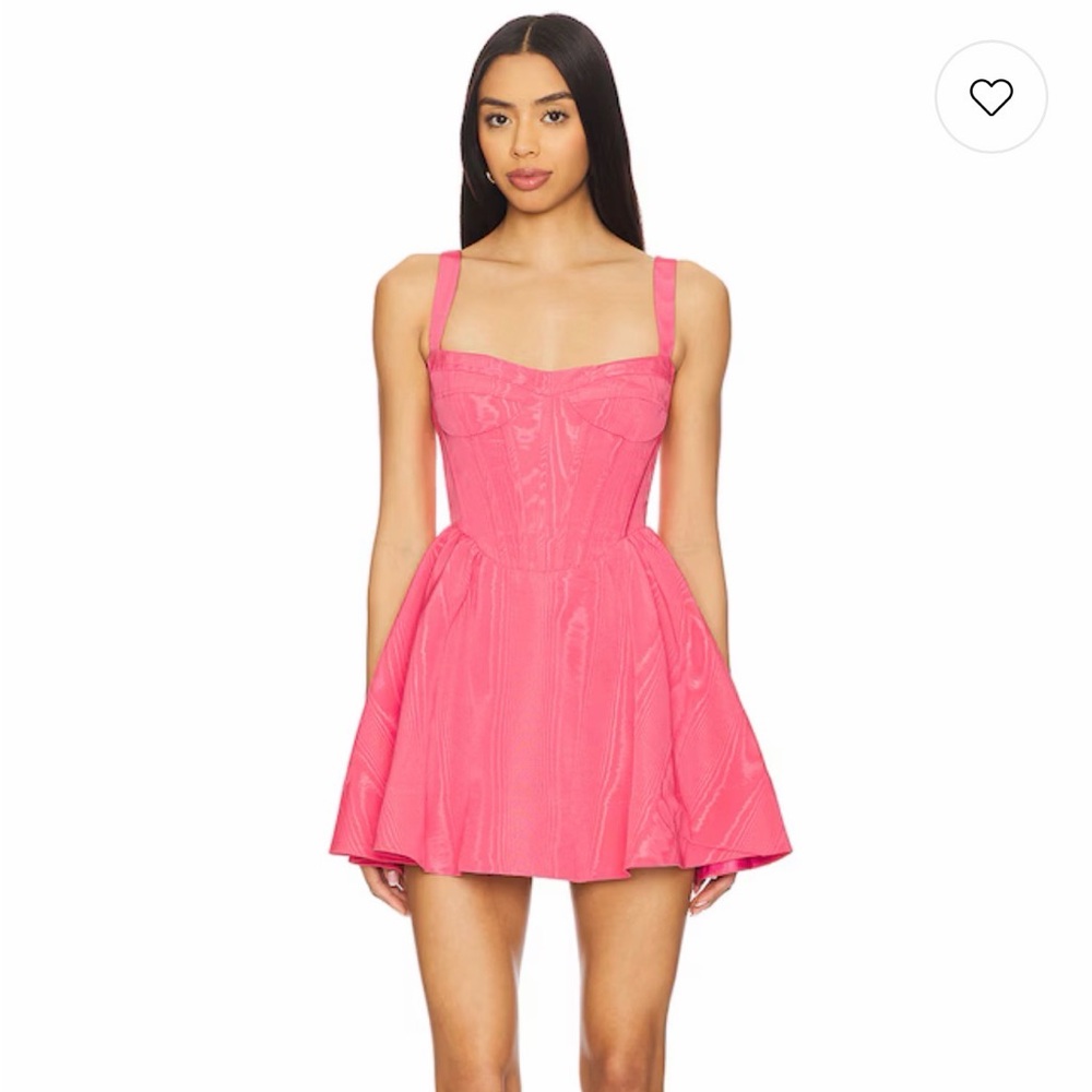 Bardot Nina Corset Vibrant Pink Mini Dress - Bubblegum